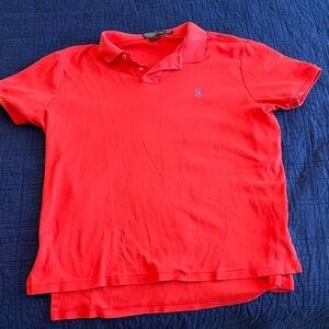 Ralph Lauren Red Custom Fit Polo